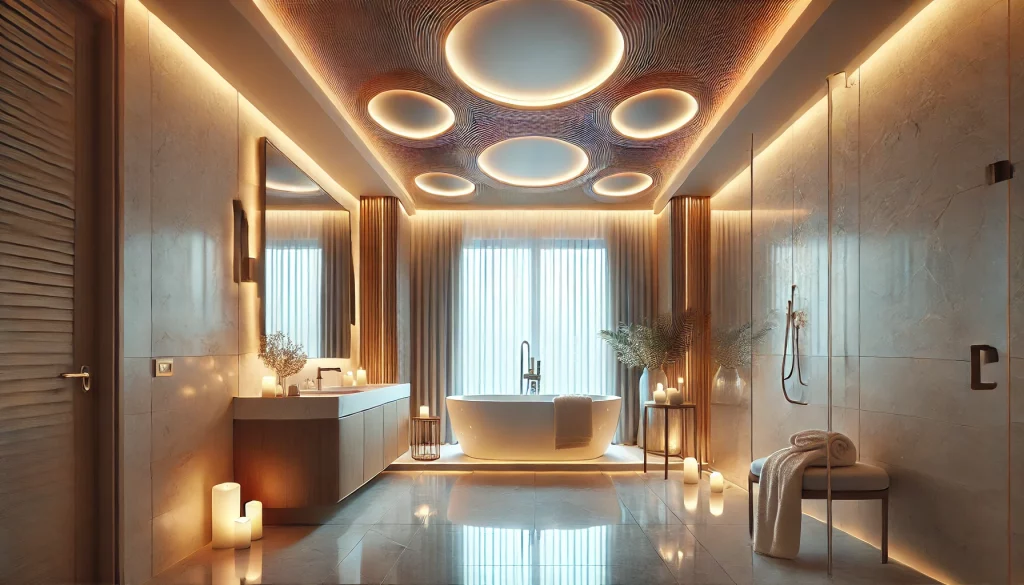 Bathroom Spa-Like Ambiance With Dimmable Options - 03