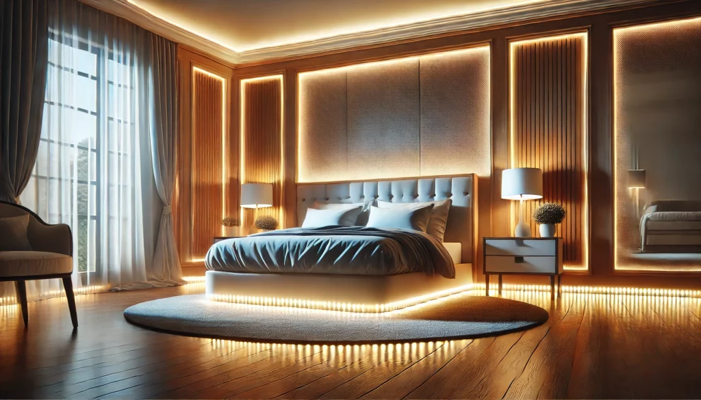 Bedroom With Illuminate Your Headboard - 02