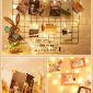 Color Changing Fairy String Lights with Remote and Timer-hanging photos