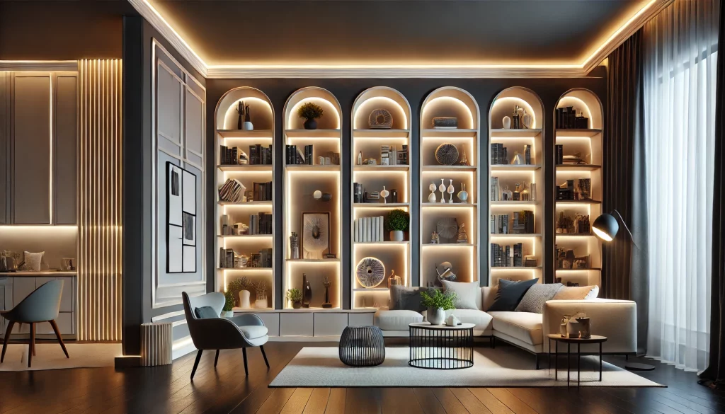 Living Room With Highlight Your Style - 03